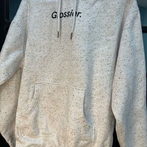 Glossier Men's Speckled Hoodie in gray